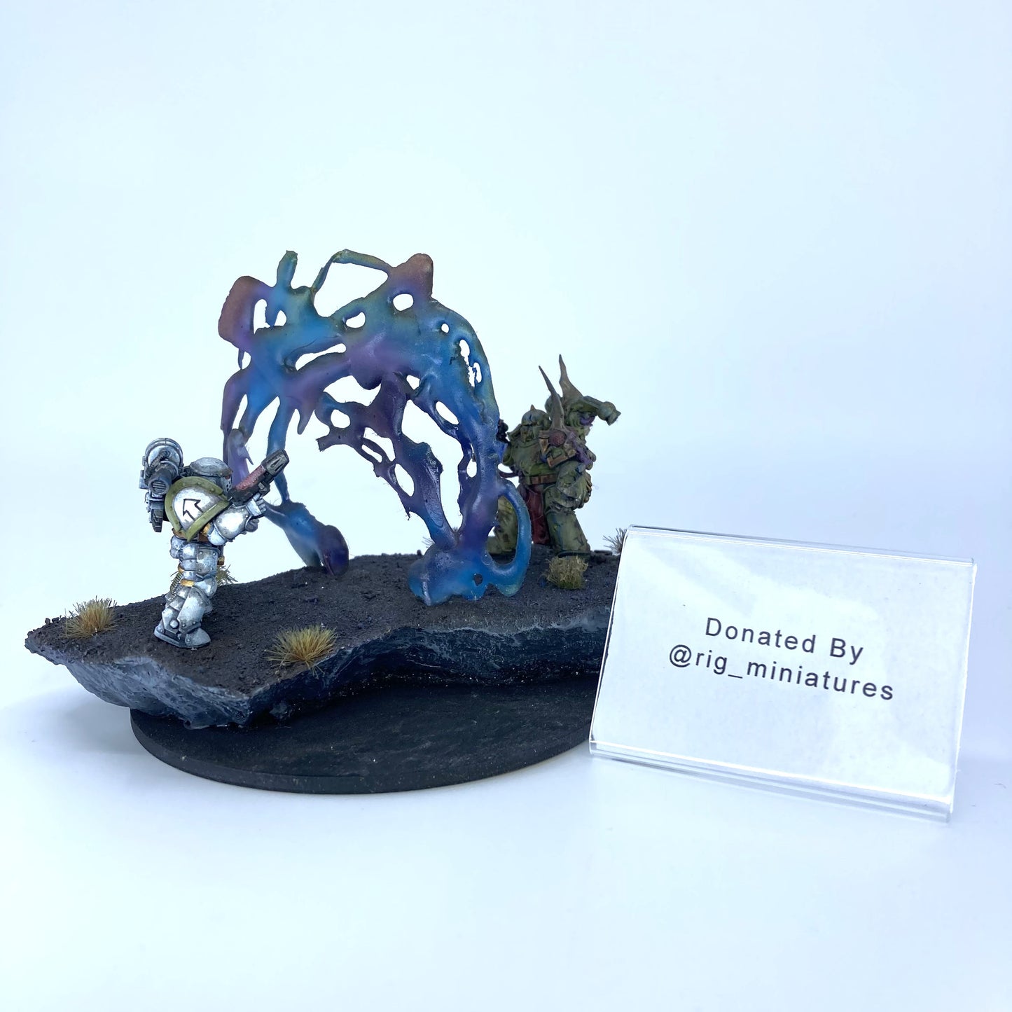 Death Guard Diorama - Donated By @rig_miniatures
