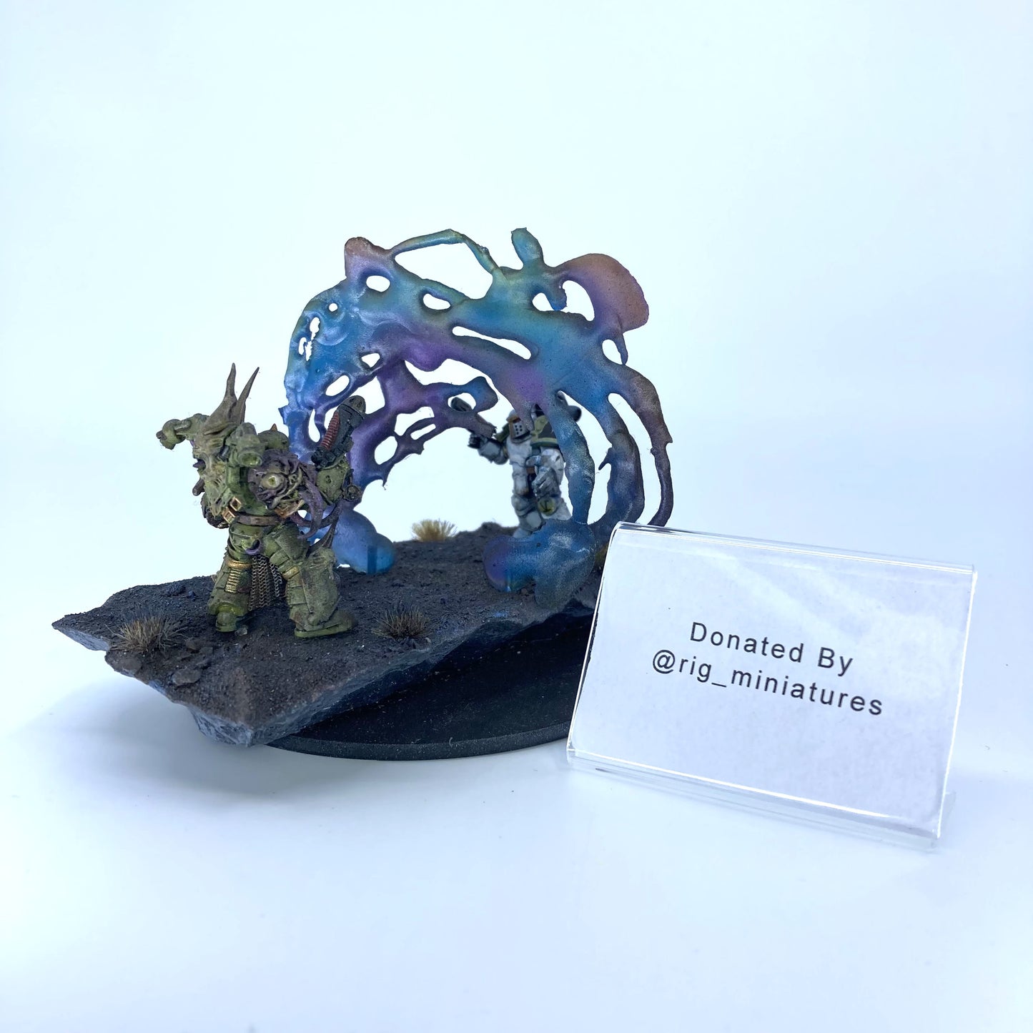 Death Guard Diorama - Donated By @rig_miniatures