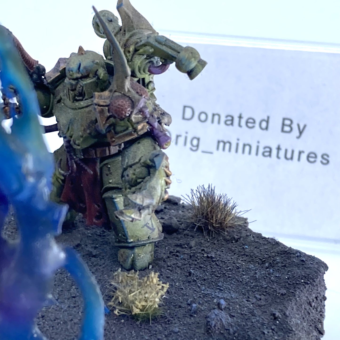 Death Guard Diorama - Donated By @rig_miniatures