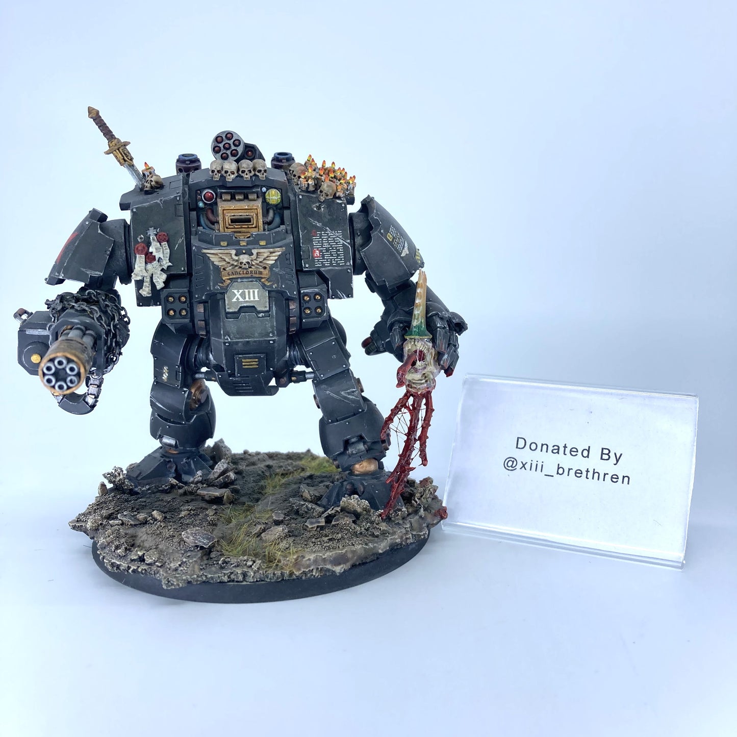 Black Templars Redemptor Dreadnought - Donated By @xiii_brethren