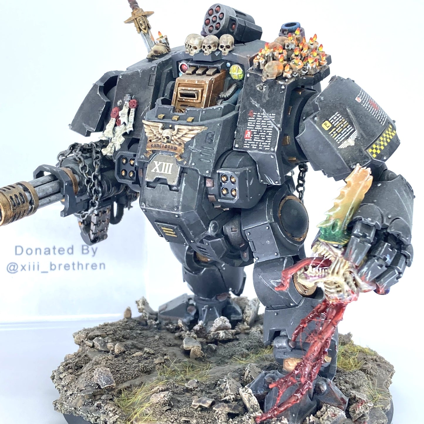Black Templars Redemptor Dreadnought - Donated By @xiii_brethren