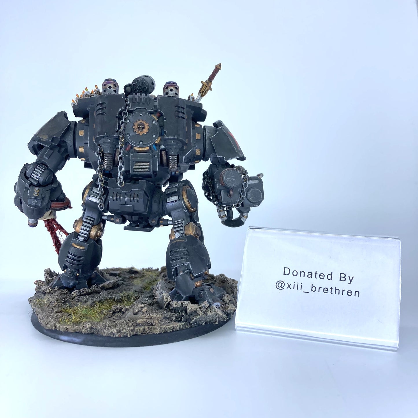 Black Templars Redemptor Dreadnought - Donated By @xiii_brethren
