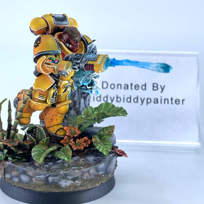 Imperial Fists Primaris Lieutenant - Donated By @iddybiddypainter
