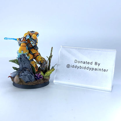 Imperial Fists Primaris Lieutenant - Donated By @iddybiddypainter