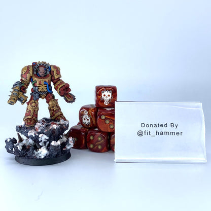 Azrakh The Annihilator & Custom Dice Set - Donated By @fit_hammer