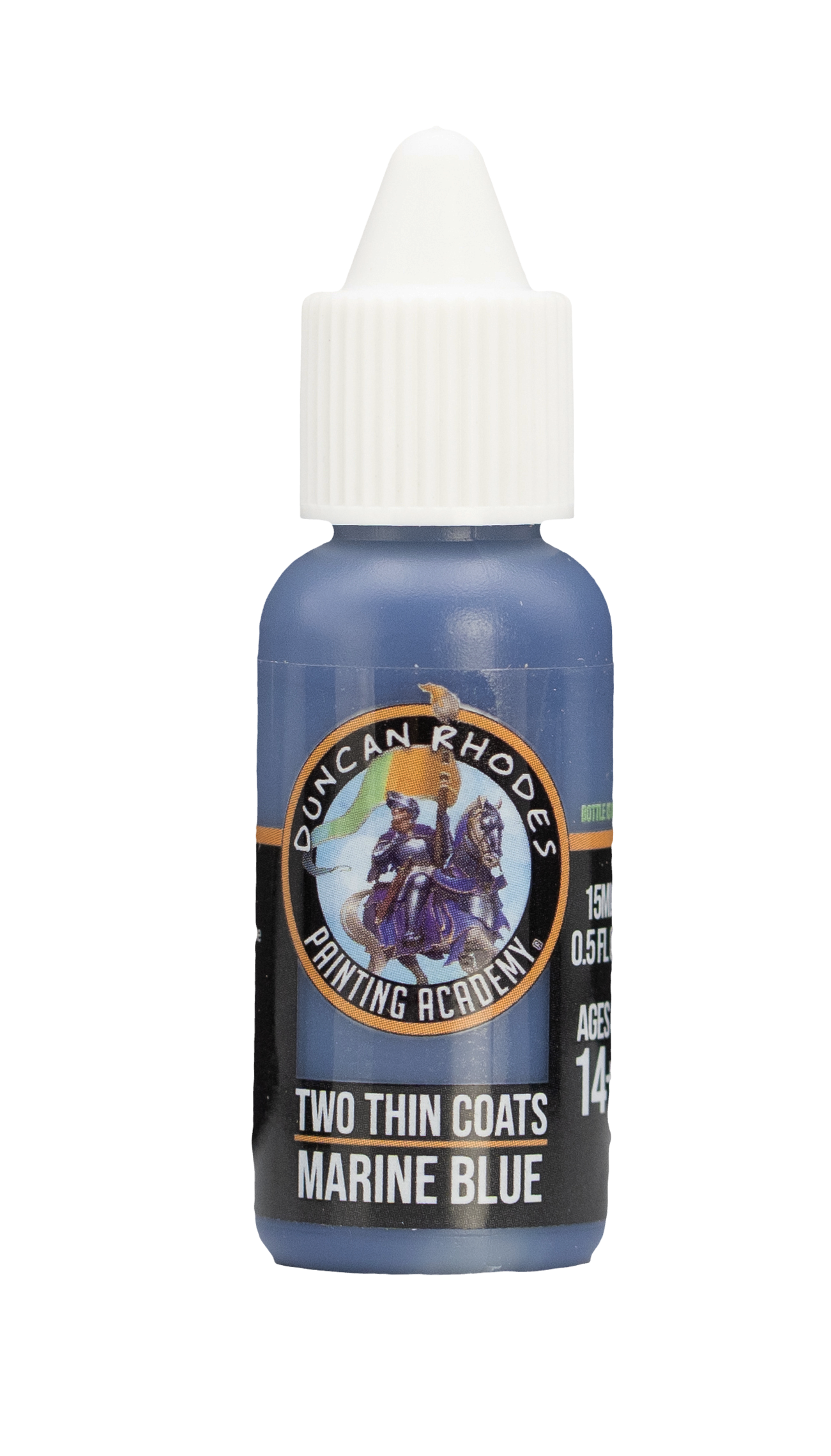 Marine Blue Two Thin Coats Paints Duncan Rhodes Painting Academy - 15ml