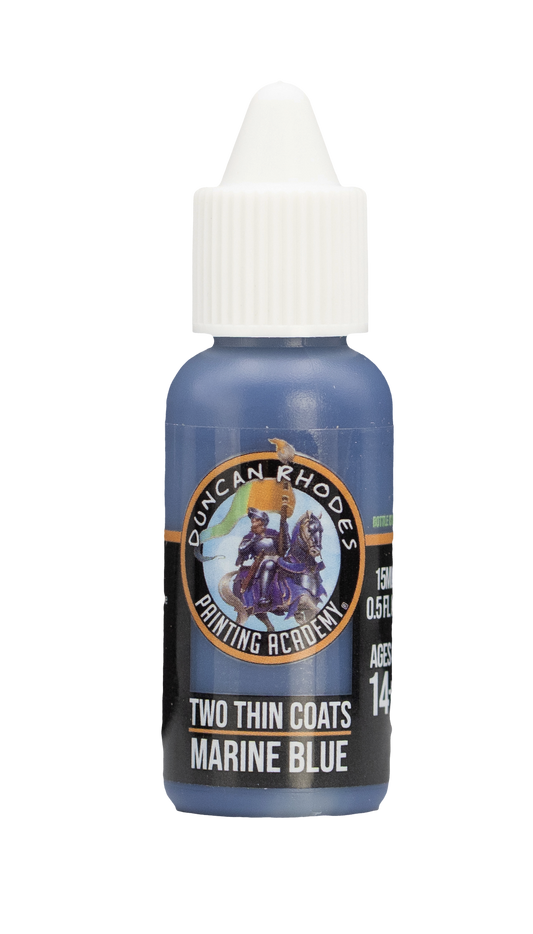 Marine Blue Two Thin Coats Paints Duncan Rhodes Painting Academy - 15ml