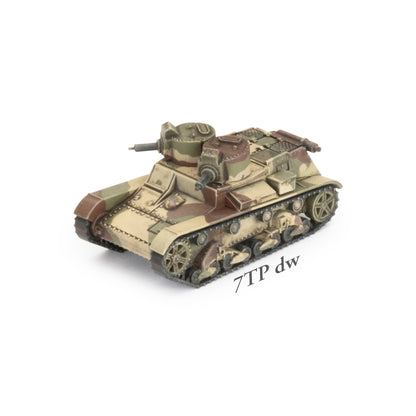 Pre-order: Polish 7TP Tank Platoon - Early War - Battlefront Miniatures - Brand New