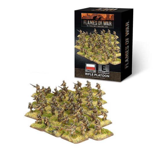 Pre-order: Polish Rifle Platoon - Early War - Battlefront Miniatures - Brand New
