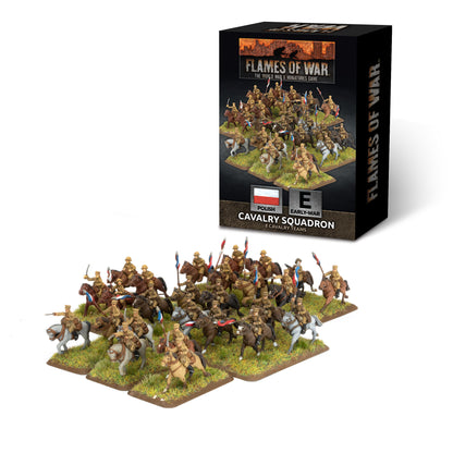 Pre-order: Polish Cavalry Squadron - Early War - Battlefront Miniatures - Brand New