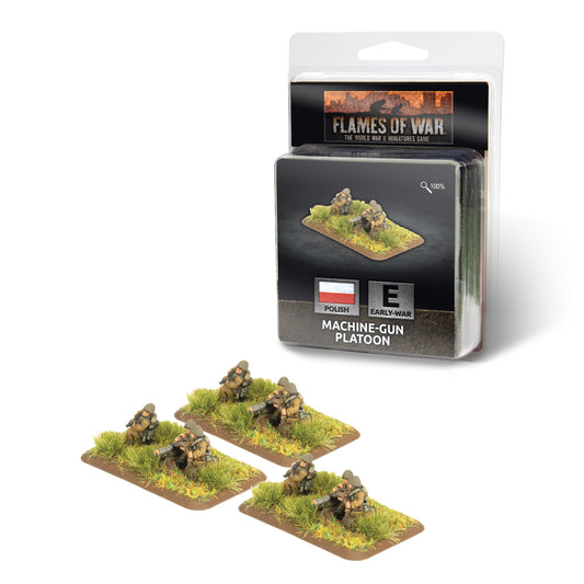 Pre-order: Polish Machine-Gun Platoon - Early War - Battlefront Miniatures - Brand New