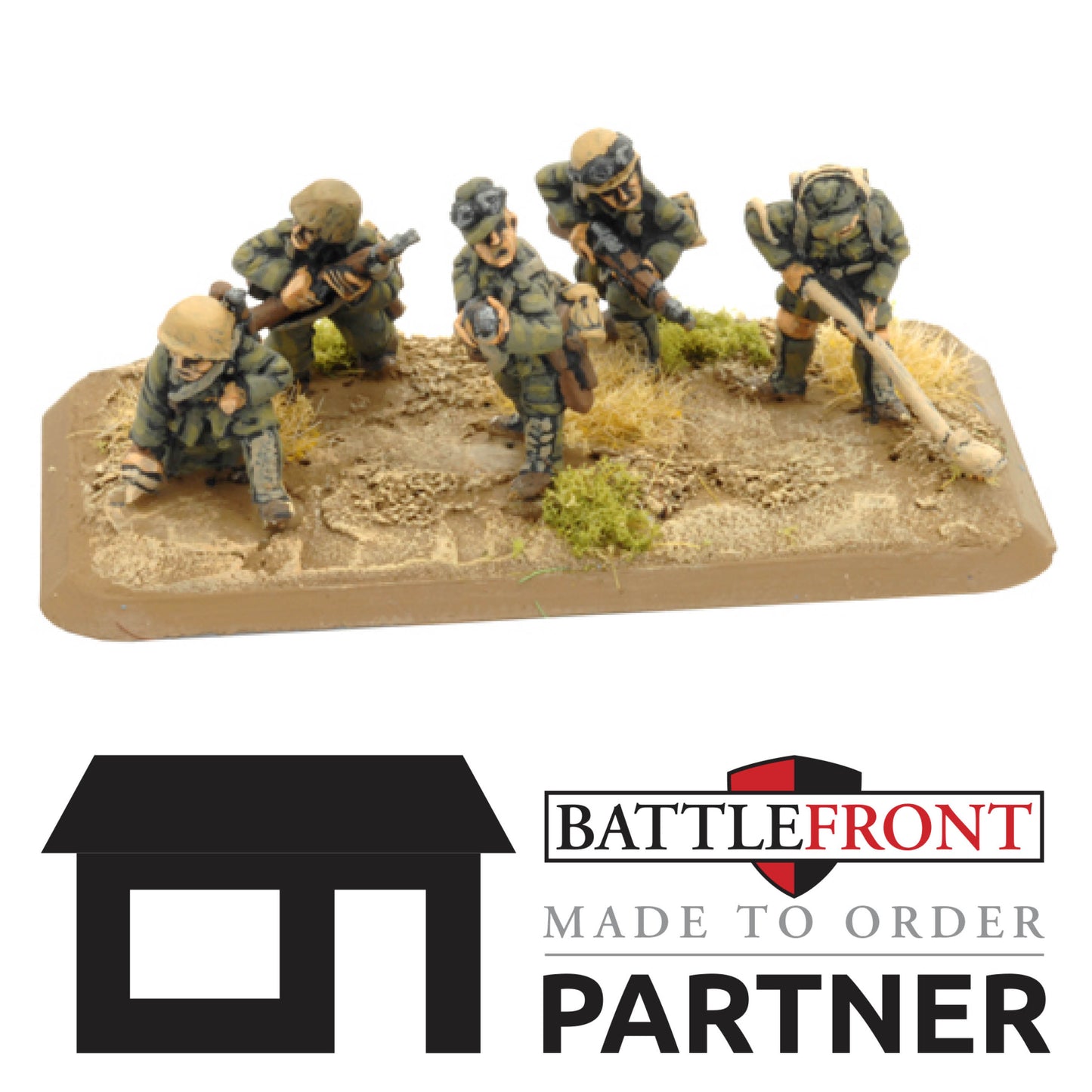Pre-order: Afrika Korps DAK Pioneer Platoon - Made to Order - Battlefront Miniatures