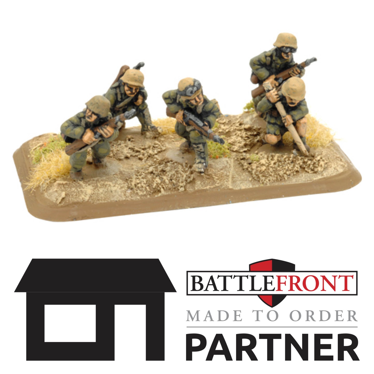 Pre-order: Afrika Korps DAK Pioneer Platoon - Made to Order - Battlefront Miniatures