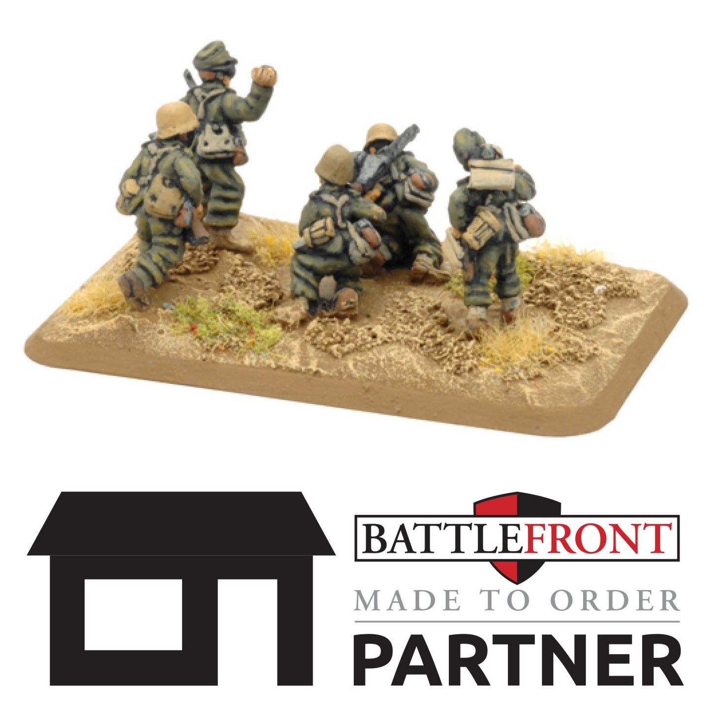 Pre-order: Afrika Korps DAK Pioneer Platoon - Made to Order - Battlefront Miniatures