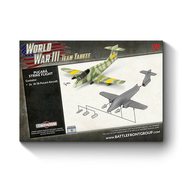 Pre-order: WW3: Pucara Strike Flight - Team Yankee - Battlefront Miniatures - Brand New