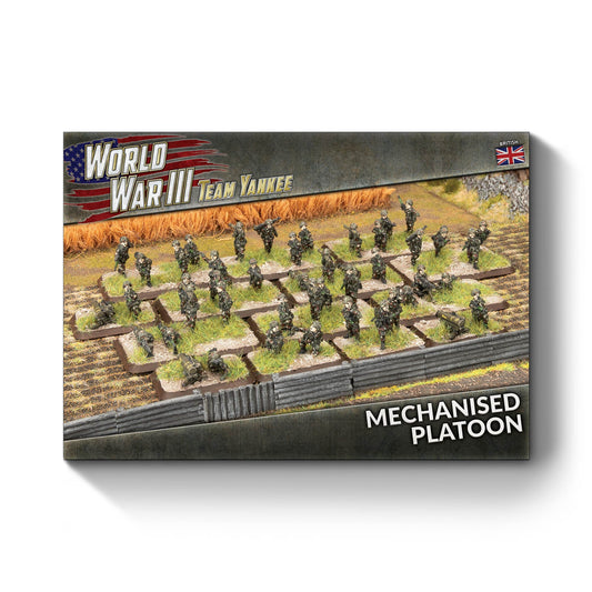 Pre-order: WW3: Mechanised Infantry Platoon - Team Yankee - Battlefront Miniatures - Brand New