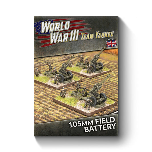 Pre-order: WW3: 105mm Field Battery - Team Yankee - Battlefront Miniatures - Brand New