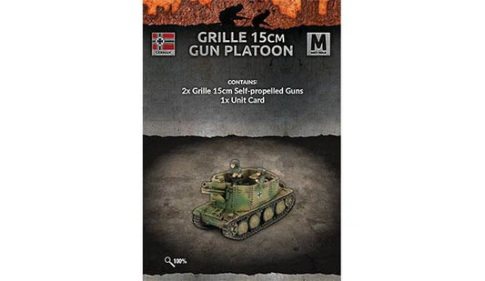 German Grille 15cm Gun Platoon - Mid-War - Brand New - Flames of War