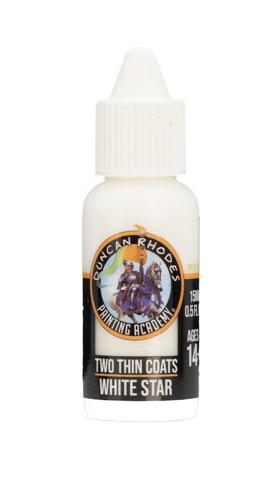 White Star Two Thin Coats Paints Duncan Rhodes Painting Academy - 15ml