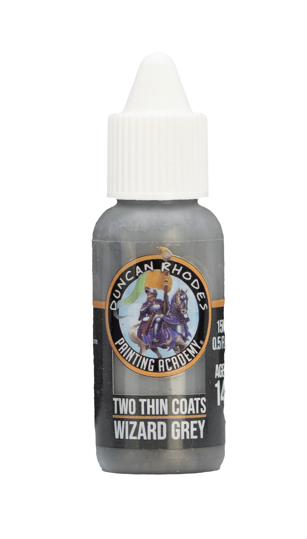 Wizard Grey Two Thin Coats Paints Duncan Rhodes Painting Academy - 15ml