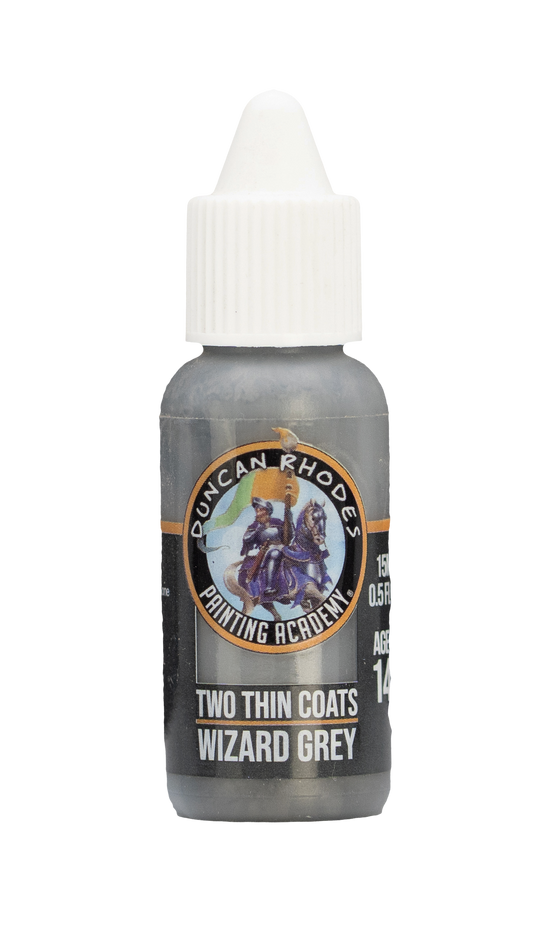 Wizard Grey Two Thin Coats Paints Duncan Rhodes Painting Academy - 15ml