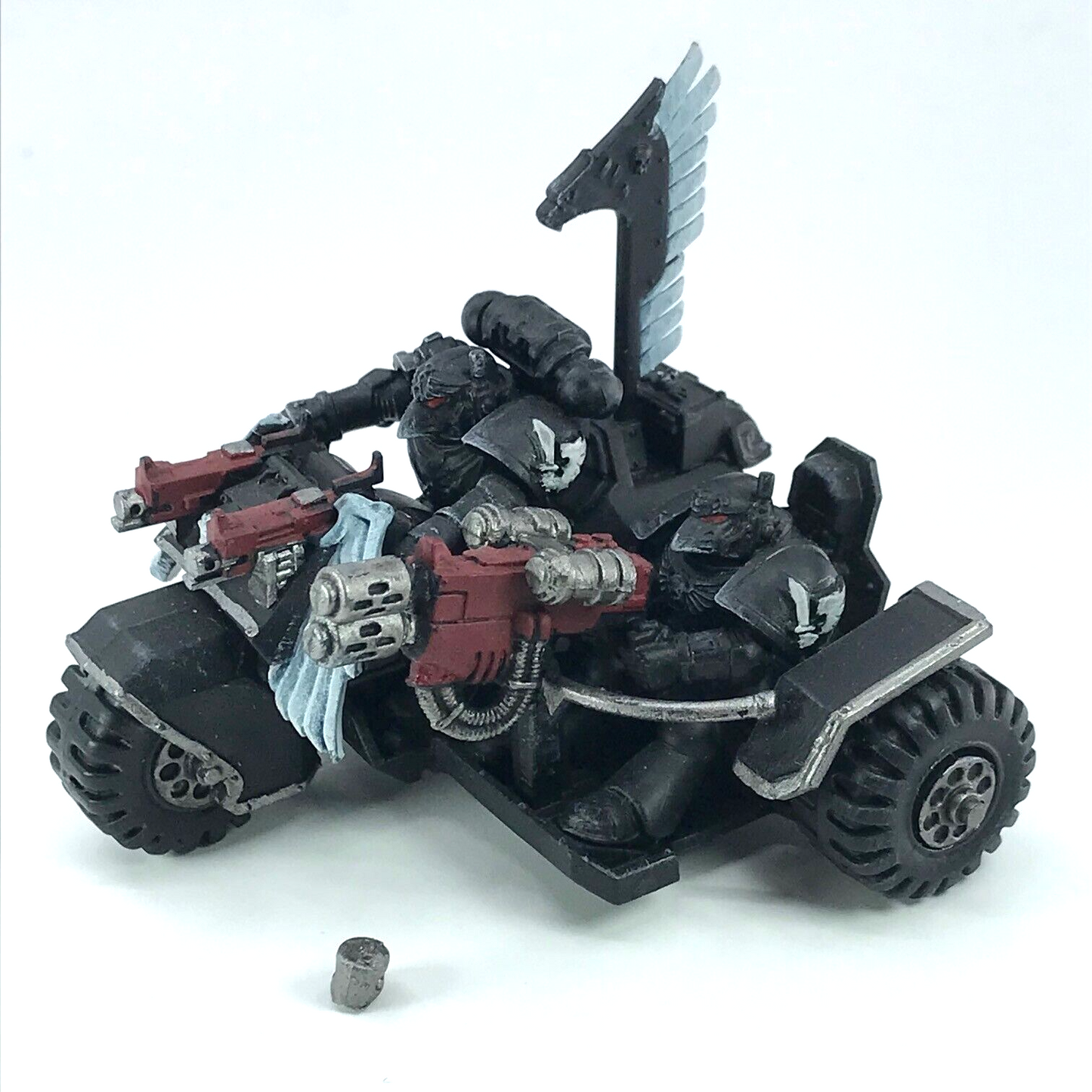 Dark Angels Ravenwing Assault Bike Space Marines - Warhammer 40K Painted C1035