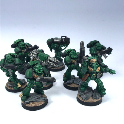 Classic Space Marine Dark Angels Tactical Squad - Painted - Warhammer 40K C683