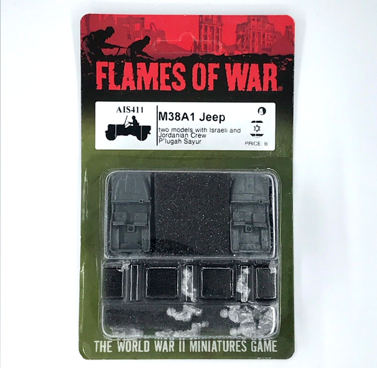 Israel M38A1 Jeep Blister - Unpainted - Flames of War C1172