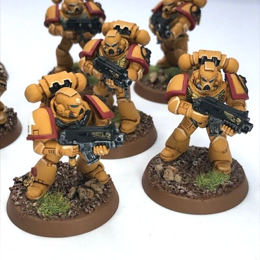 Imperial Fists Tactical Squad Space Marines - Warhammer 40K Painted C4759