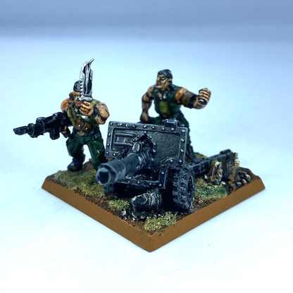 Imperial Guard Catachan Lascannon Team - Painted - Warhammer 40K C595