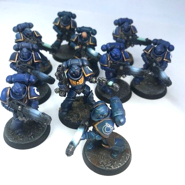 Space Marine Primaris Hellblasters Squad - Painted - Warhammer 40K C4055