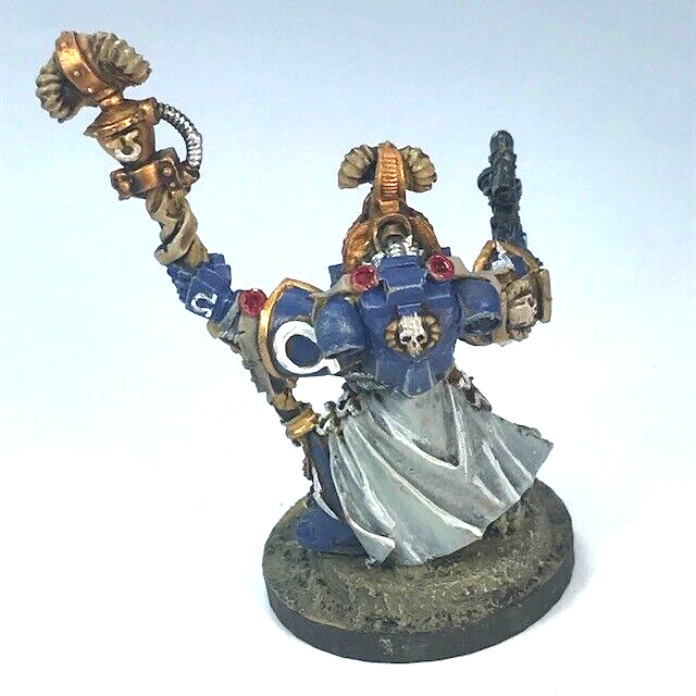 Metal Space Marine Chief Librarian Ultramarines - Painted - Warhammer 40K C4019