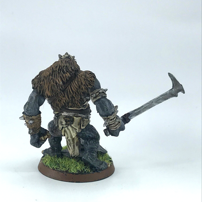 Hill Troll Chieftain Buhrdur - Sword Repaired Previously - LOTR Warhammer Metal