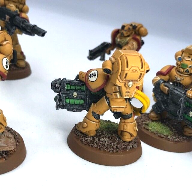 Imperial Fists Devastator Squad Space Marines - Warhammer 40K Painted C4760