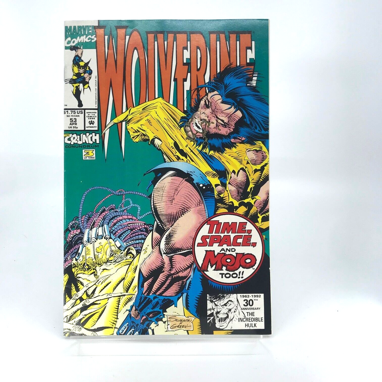 Marvel Wolverine Issue 53 - Original Vintage Comic - Marvel Comics D125