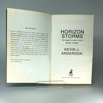Horizon Storms - Kevin J. Anderson - Paperback 2004 - Pocket Books M1807