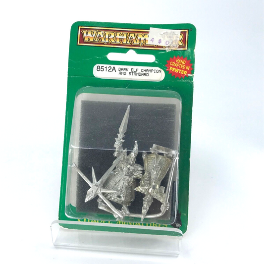 Champion and Standard Dark Elves Blister - Citadel Warhammer Fantasy C2866