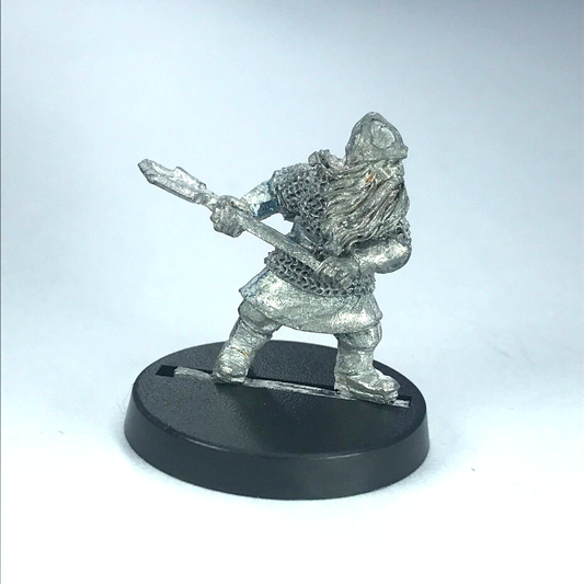 Dwarf Warrior with Axe & Shield OOP LOTR / Warhammer / Lord of the Rings X9587