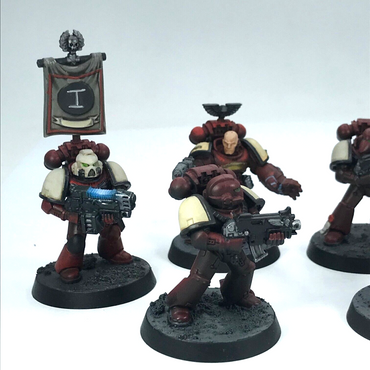 Blood Angel Squad Space Marines - Painted - Warhammer 40K C1423