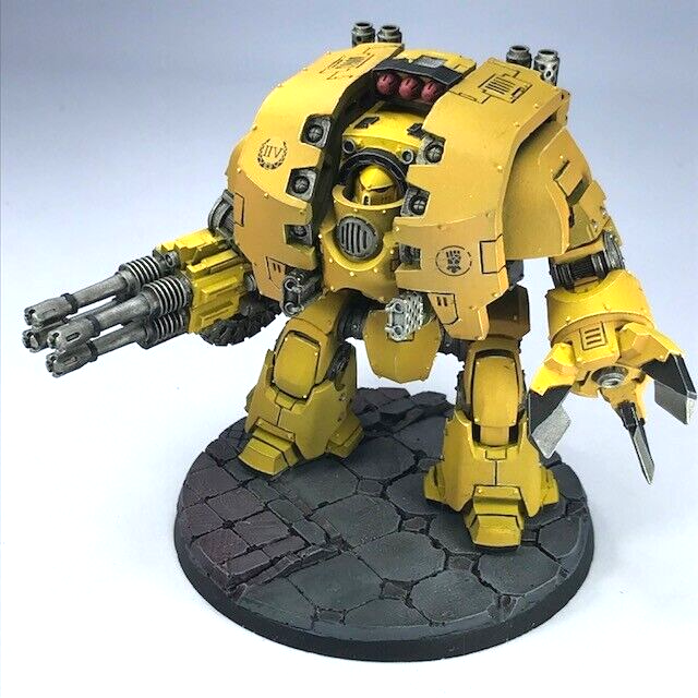 Leviathan Siege Dreadnought Imperial Fists Warhammer The Horus Heresy Painted