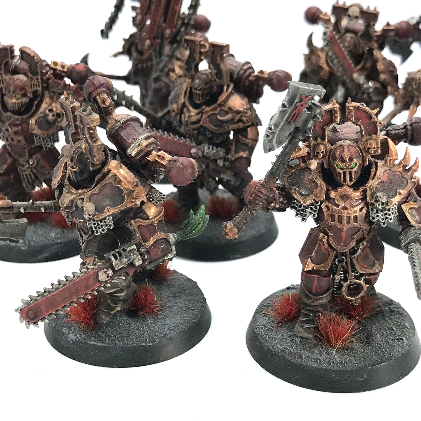 Khorne Chaos Space Marine Squad - Painted - Warhammer 40K C1753