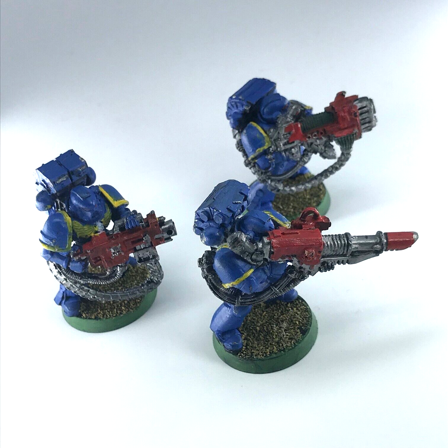 Classic Space Marine Ultramarine Devastator Squad Painted - Warhammer 40K X5847