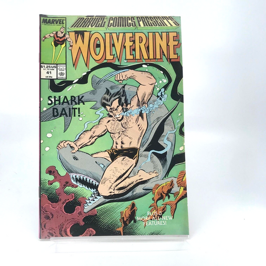 Wolverine Shark Bait Issue 41 Original Comic - Marvel Comics Present D163