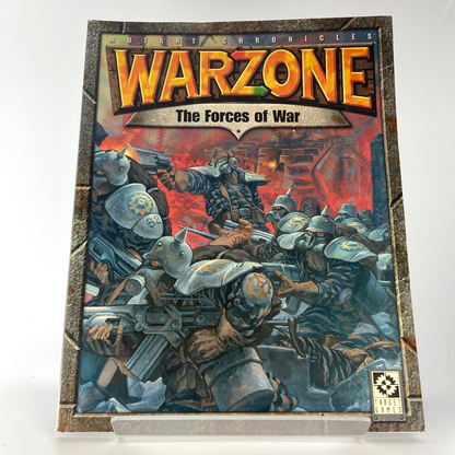 Warzone The Forces Of War - Mutant Chronicles Rulebook - Target Games M120