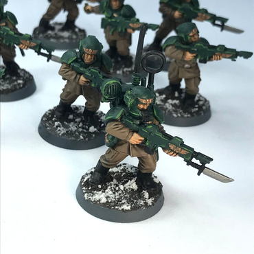 Cadian Infantry Squad Imperial Guard Astra Militarum Painted Warhammer 40K C2943