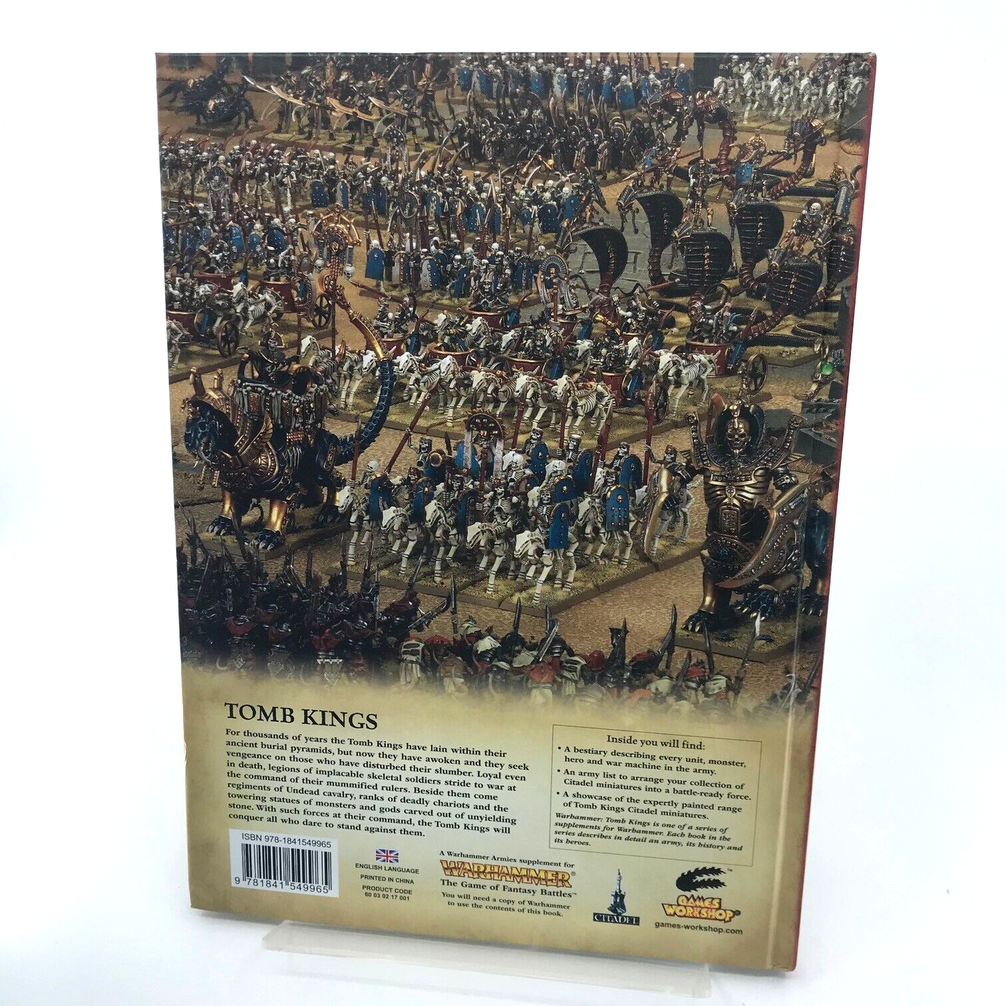 Tomb Kings 8th Edition Codex Hardcover - Warhammer Fantasy Games Workshop M851