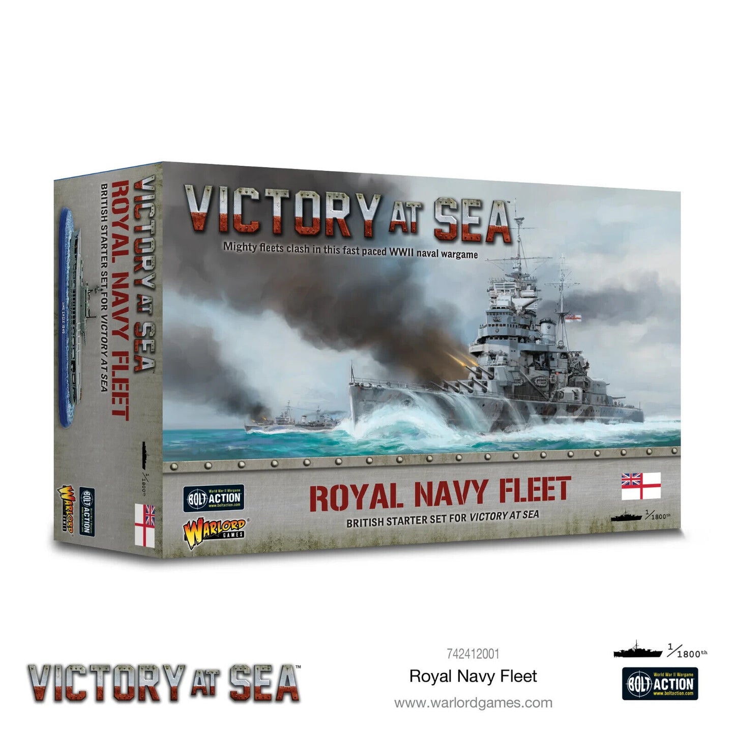 Royal Navy Starter Fleet - Victory At Sea Bolt Action Miniatures Warlord Games