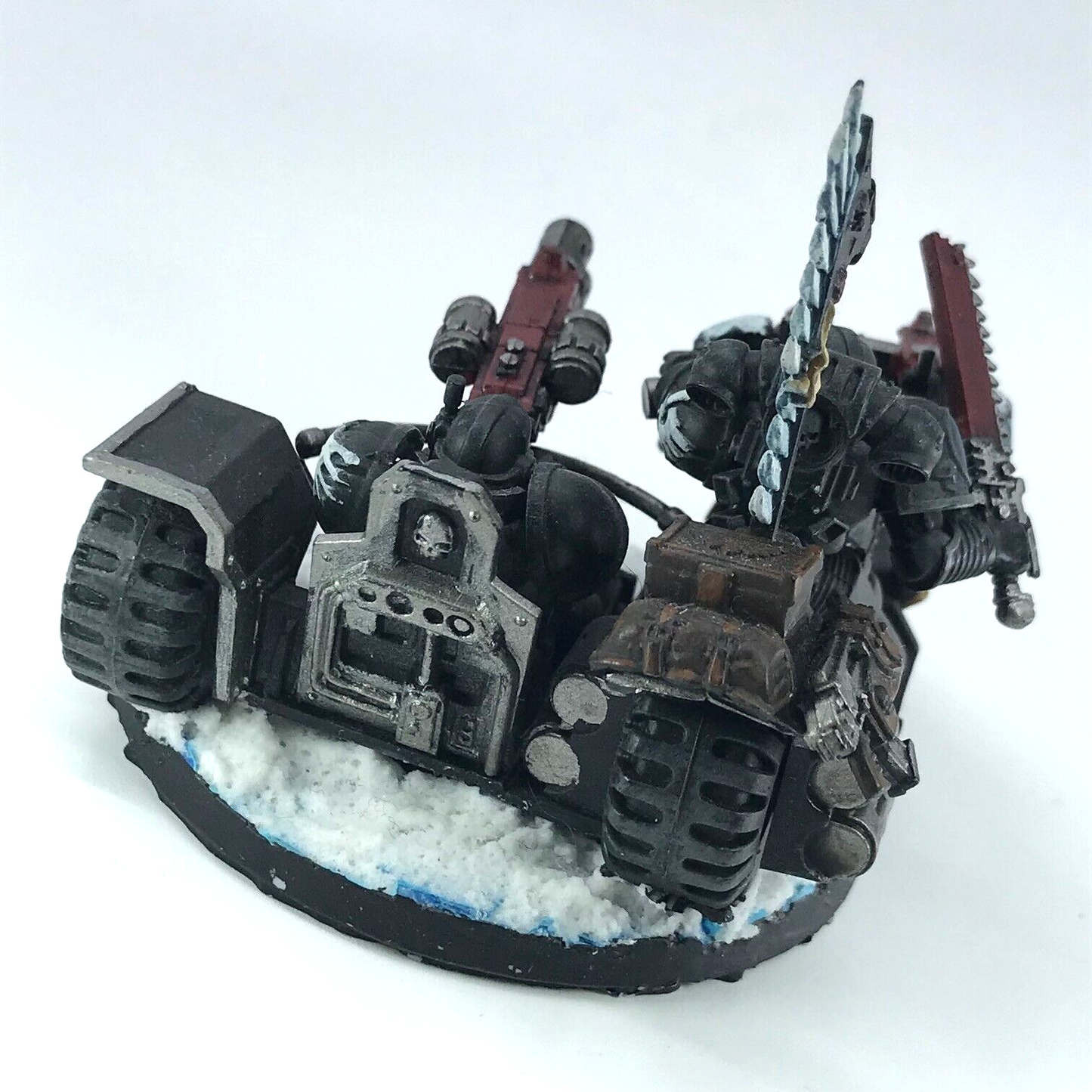 Dark Angels Ravenwing Attack Bike - Warhammer 40K Painted Games Workshop C2757