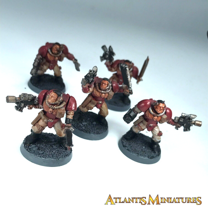 Painted Blood Angel Scout Squad Space Marine - Warhammer 40K C511