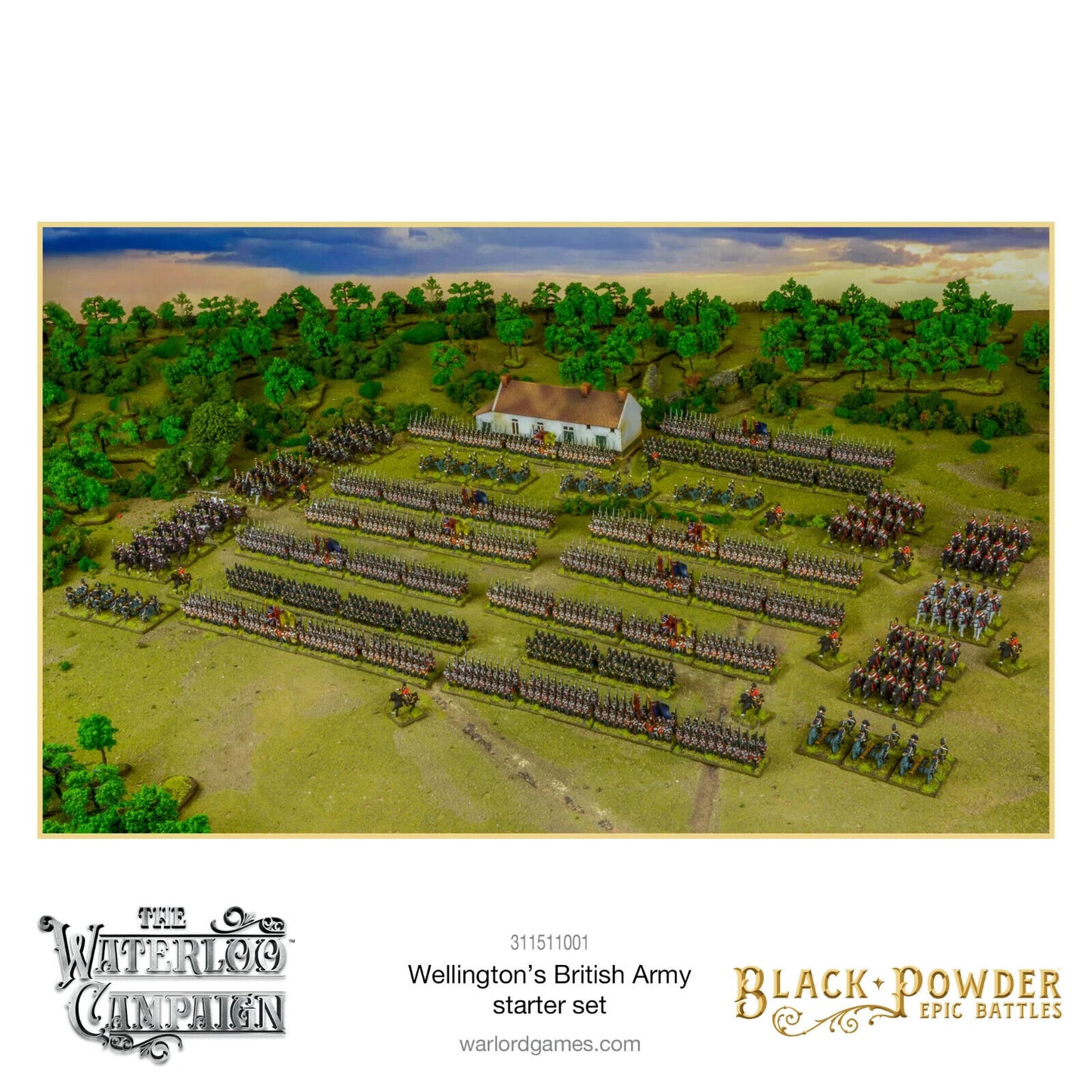 Wellington's British Army Starter Set - Warlord Games Black Powder Miniatures